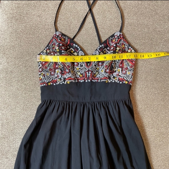 NWT Abercrombie and Fitch Floral Embroidered Maxi Dress - Picture 7 of 9